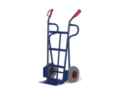 Steekwagen 250Kg Steekplaat 400X180Mm Gewelfd Staal Luchtbanden