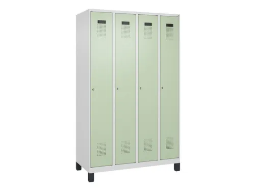 locker,HxBxD 1950x1200x500mm,4vak,vak B 300mm,cil.-slot,voeten