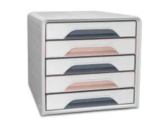 #Ladekast CEP Smoove mineral 5 lades roze