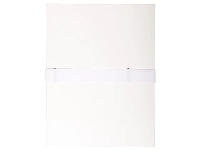 Map uitrekbare rug balacronkaft en Klittenband Assorti 24x32cm A4