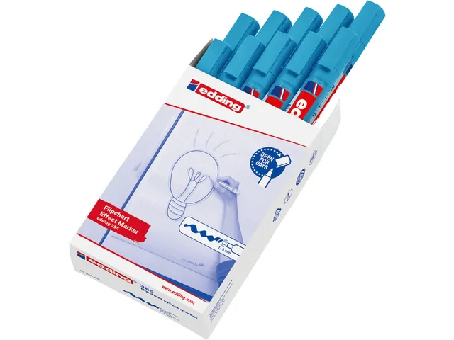 Edding 385 Flipchart effect marker Lichtblauw