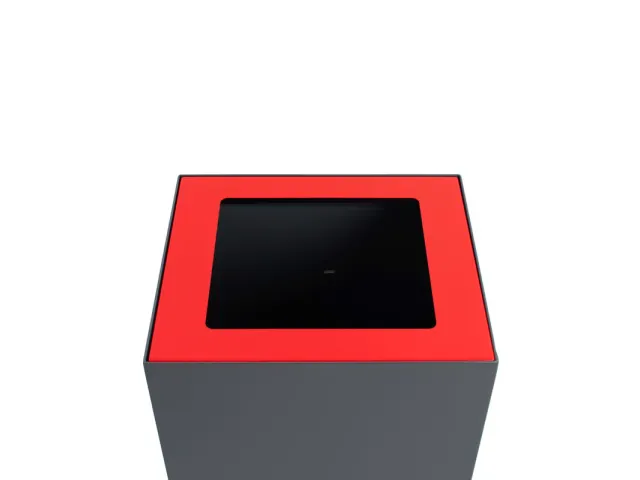 V-Part Top voor Modulaire Afvalbak 85 en 90 L Rood