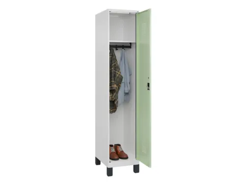 locker,HxBxD 1950x400x500mm,1vak,vak B 400mm,cil.-slot,voeten