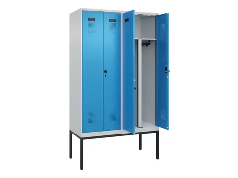 PBM-locker,HxBxD 2120x1200x500mm,4vak,vak B 300mm,draaigrendel
