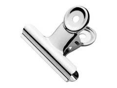 Bulldog klem Westcott 64,8x15mm metaal zilver 10st.