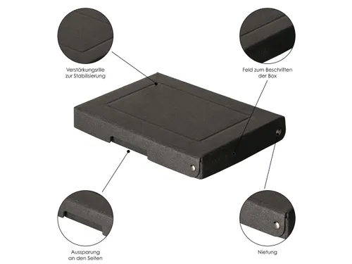 PureBox Black 190x130 25mm