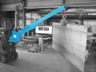 Telescoop Kraanarm Neiging Verstelbaar Draagvermogen 5t Ral5012 - 1