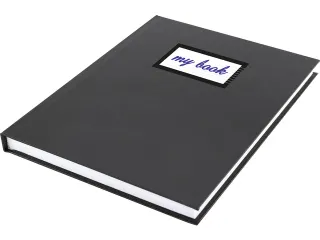 Boeketiket Kangaro 24 etiketten 6 vellen van 4 stuks zwart - 4