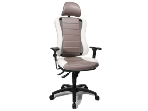 Topstar Bureaustoel Head Point RS, grijs/wit