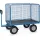 Handtrekwagen 6445P 750kg 1535x895mm draadgaas polyurethaan wielen