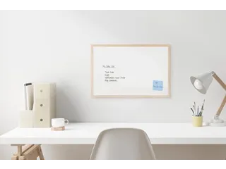 Q-connect Whiteboard houten frame 90x120cm Melamine niet-magnetisch - 4