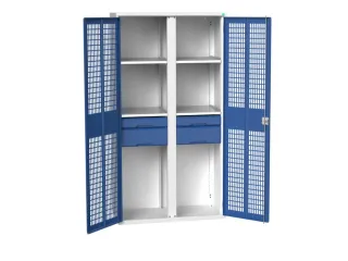universele kast,HxBxD 2000x1050x550mm,4xStalen bodem,4lade(n) - 1