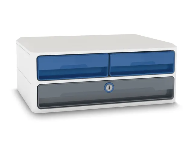 Ladekast CEP MoovUp secure 2 lades geschakeerd blauw