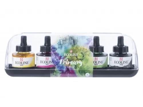Talens Ecoline Vloeibare waterverf set Primair 5 x 30 ml