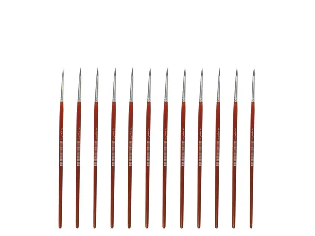 Penseel Kangaro Serie 120 rond Nr. 2 geitenhaar doos 12 stuks