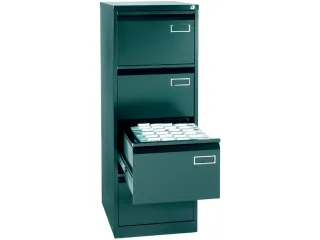 Hangmappenkast Basic 4 laden Zwart - 1