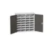 post-/sorteerkast 1000x1050x350mm 4x7vakken RAL7035+RAL7016
