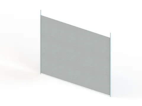 scheidingsplaat,v. inhaakstelling,HxD 500x600mm,doorgaand,staal