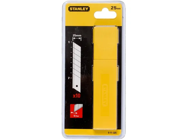 Afbreekmesjes Stanley 25mm 10 stuks