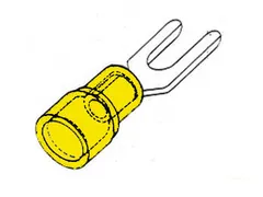 Kabelschoen Geel 5.3mm