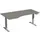 In hoogte verstelbaar bureau in vrije vorm,HxBxD 630-1280x1800x1000mm