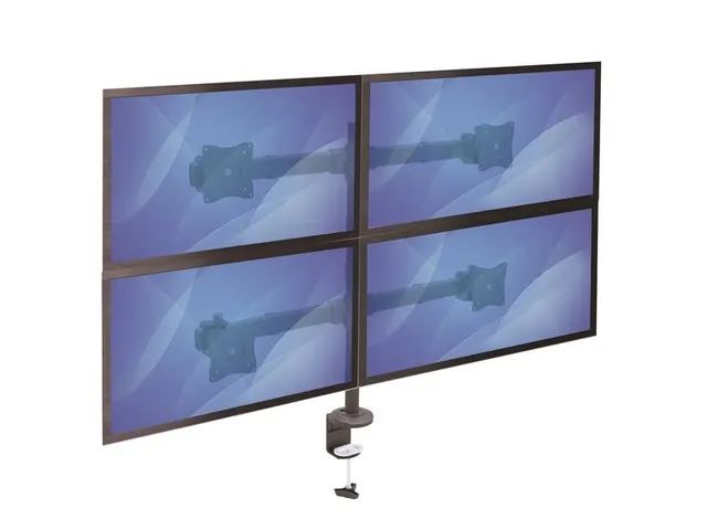 Bras 4 écrans Réglalbe Acier