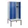 locker met bank,HxBxD 1950x900x815mm,3vak,vak B 300mm,cilinderslot