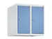 opzetkast,v. locker,2vak.,vak B 250mm,HxBxD 500x500x500mm,vleugeldeur