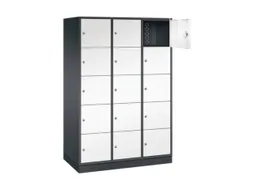 grootvolume-lockersysteem,HxBxD 1950x1220x600mm,3x5vakken,cil.-slot