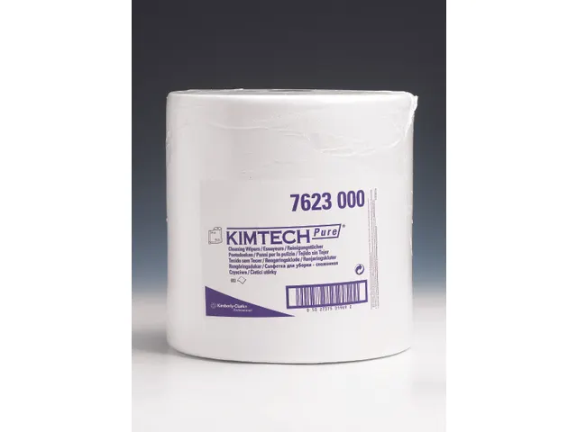 Kimtech 7623 Pure poetsdoek rol 1-laags wit 38x34cm 600 doeken