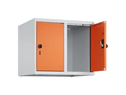 opzetkast,v. locker,2vak.,vak B 300mm,HxBxD 500x600x500mm,draaigrendel