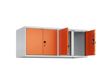 opzetkast,v. locker voor scheiding van kleding,4vak.,vak B 300mm