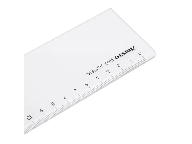 Liniaal Aristo 100cm glashelder plexiglas