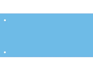 Scheidingsstrook Qbasic 225x120mm 50 stuks blauw - 1