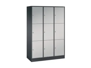 grootvolume-lockersysteem,HxBxD 1950x1220x500mm,3x3vakken,cil.-slot - 2