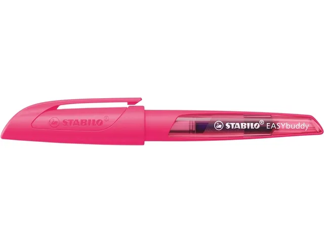 Vulpen STABILO Easybuddy M neon roze blister à 1 stuk