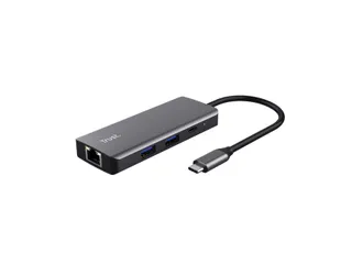 Adapter Trust Dalyx 6-in-1 USB-C multipoort grijs - 9