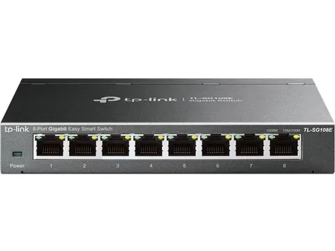 TP-Link TL-SG108E Netwerk Switch 8 Poorten