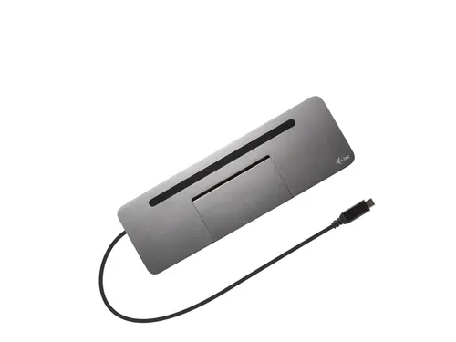USB-C Metal Ergonomic 4K 3x Display Docking Station with Power Deliver