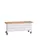 werkbank HxBxD 830x2000x600mm multiplexblad 9laden RAL7035