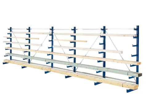Draagarmstelling 2000x6750x590mm 7versch. Lange Armen Incl. Poot