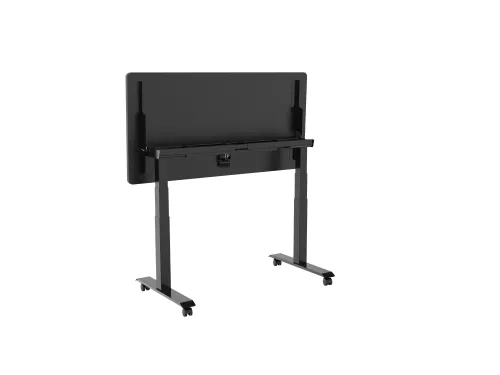 Elektrisch Verstelbaar Verrijdbaar Zit Sta Bureau Frame Zwart