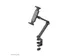 Neomounts DS15-545BL1 Support pour tablette à pince pour bureau - 4.7