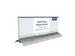 Tafelnaambord Europel 105x297mm acryl aluminium