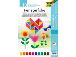 Raamfolie Folia 23x33cm 10 vel 10 kleuren