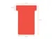 Planbord T-kaart Nobo nr 2 48mm rood