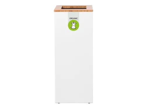 Afvalinzamelingsunit Lune Paxa Medium 34 Liter Wit Bamboe Groen