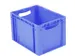 Euronorm Stapelkrat Pp 270x400x300mm Wand/bodem Gesloten Blauw 26l