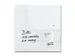 Glasmagneetbord Sigel Artverum 48x48x1.5cm Wit