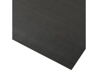 tafellegger,mat,ESD,LxB 1500x1200mm,rubber,met lengteribbels,afvoerend - 2